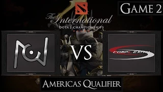 Dota 2 The International 2015 Unknown vs Complexity