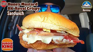Burger King® Honey Mustard BK Royal Crispy Sandwich Review! 🍔👑 | theendorsement