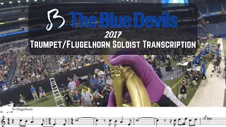Blue Devils 2017 Trumpet/Flugelhorn Soloist Transcription