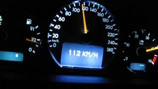 mercedes benz w210 e220 cdi 0-160 km/h 222222km