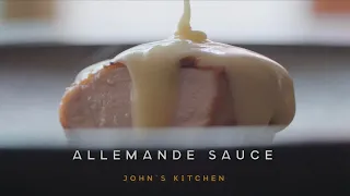 法国经典酱阿勒曼德酱汁allemande sauce~法式白酱