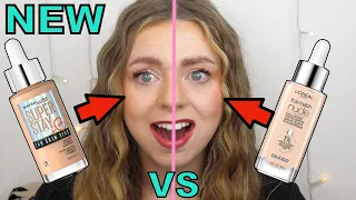 NEW Maybelline Super Stay Up to 24HR Skin Tint VS L'Oréal True Match Hyaluronic Tinted Serum! 😱