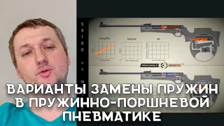 Усиление пружинно-поршневой пневматической винтовки | Пружины для пневматики | ППП-винтовки усиление