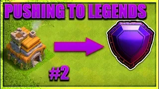 REACHING CRYSTAL! Town Hall 7 Push To Legend League Series #2  - Clash Of Clans