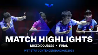 Shin Yubin/Lim Jonghoon vs Chen Xingtong/Lin Gaoyuan | XD Final | WTT Star Contender Bangkok 2023