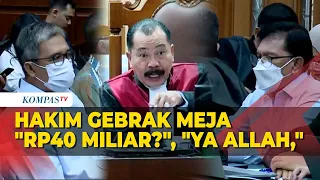 Momen Hakim Fahzal Gebrak Meja, saat Kesaksian Windi Purnama soal Rp 40 Miliar di Sidang BTS Kominfo