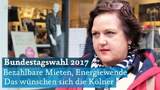 Bundestagswahl 2017: Das wünschen sich die Kölner vom Bundestagskandidaten ihres Wahlkreises