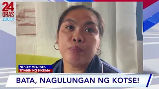 3-anyos na babaeng naglalaro sa labas, patay matapos magulungan ng kotse