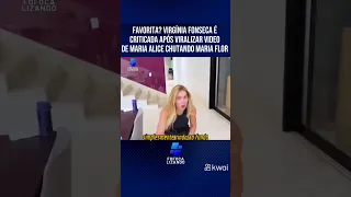 Favorita ? Virgínia Fonseca É Criticada Após Viralizar Video De Maria Alice Chutando Maria Flor #vir