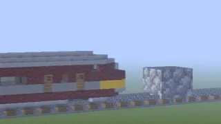 Minecraft Train Crash Animation 4