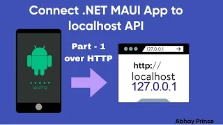 Connect local web server localhost api from .NET MAUI App android/ios emulator | Part-1 Http