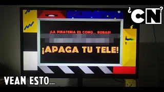 APARECE PANTALLA ANTIPIRATERIA EN CARTOON NETWORK? Vean esto…