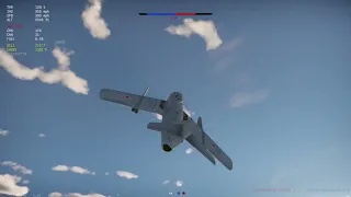 War Thunder Bf 109 stalled for my Mig-15bis ish