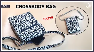 DIY Easy crossbody bag / shoulder bag / sewing tutorial [Tendersmile Handmade]
