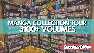 MASSIVE MANGA COLLECTION TOUR ~ 3100+ Volumes ~ 500+ Series ~ Speedrun Edition