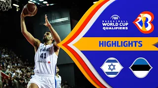 🇮🇱 ISR - 🇪🇪 EST | Basketball Highlights - #FIBAWC 2023 Qualifiers