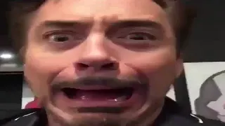 Robert Downey Jr. screaming