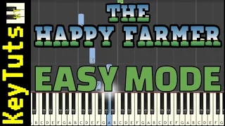 Learn to Play The Happy Farmer by Robert Schumann - Easy Mode