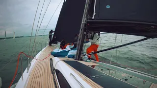 Sailing Xp55 Lin Bi Lan at the 2019 X-Yachts Gold Cup in Haderslev