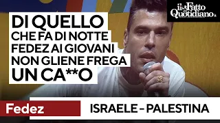 Gaza, Fedez: "Non ho problemi a parlare di genocidio". Poi la frecciata alla stampa