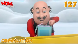 Motu Patlu Bahasa Indonesia | Kompilasi 127 | Cerita Animasi Lucu | WowKidz Indonesia | #spot