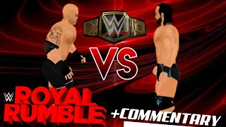 WWE ROYAL RUMBLE DREW MCINTYRE VS GOLDBERG WWE CHAMPIONSHIP MATCH + COMMENTARY BY T.S.C NETWORK 2.0🔥