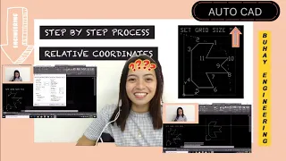 (AUTOCAD) Using Relative Coordinates by JACKIELYN SUANSING