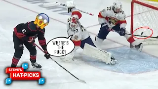 NHL Plays Of The Week: SAVE OF THE YEAR!? | Steve's Hat-Picks