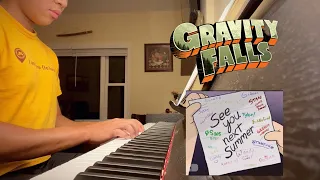 GRAVITY FALLS - Goodbye Gravity Falls [piano]