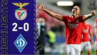 Benfica vs Dinamo Kyiv  2-0 Highlights | UEFA Champions -2021/2022