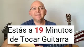 Como Tocar Guitarra Desde Cero en 19 Minutos: Profesor Explica con Pista Musical