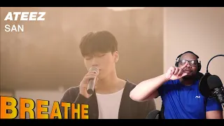 CERTIFIED VOCALIST! | [SPECIAL CLIP] ATEEZ - SAN BREATHE COVER | REACTION