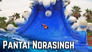 Crazy Inflatable Water Park in Thailand: Pantai Norasingh