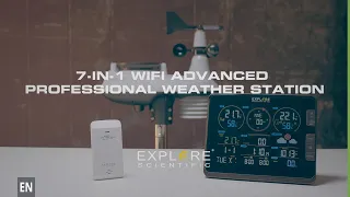EXPLORE SCIENTIFIC Professional WIFI Weather Centre 7in1 - BRESSER