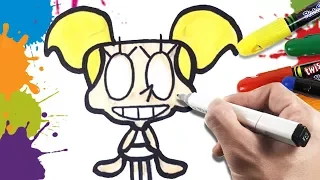 How To Draw and Coloring Pages Dee Dee - Draw Dee Dee - Drawing for Children