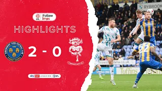 Shrewsbury Town v Lincoln City highlights