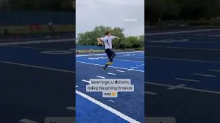 Vikings QB1 bout to to make some HIGHLIGHTS with JJettas/Jordan Addison 🔥👀 (via: theqbplug)