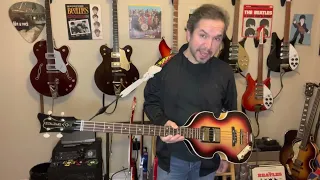 Hofner Cavern 500/1  “LOST BASS” quick review, discussion and brief history. #hofner #thebeatles