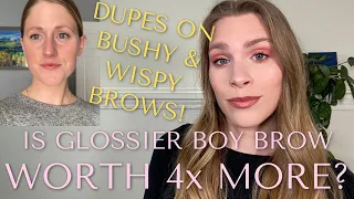 Glossier Boy Brow vs Two Affordable Tinted Brow Gels | Splurge on the Original or Save on the Dupes?