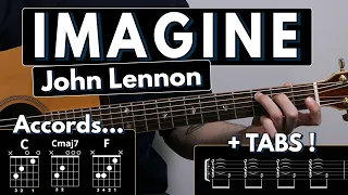 Jouer Imagine de John Lennon | Tuto Guitare acoustique (Tablature et Partition)