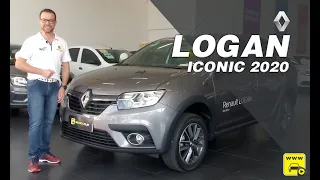Renault Logan Iconic 2020 Top de Linha nos Mínimos Detalhes