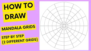 Mandala art | How to draw circles and grids | Mandala art for beginners | (2022) | ATM Creations