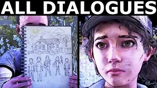 All Dialogues With Tenn After Dinner - The Walking Dead Final Season 4 Episode 1: Done Running