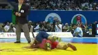 Baku 55kg FS MANSUROV Dilshod UBZ - KUDUKHOV Besik RUS