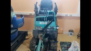 KOBELCO SK09SR начало ремонта