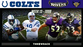 Rookie Manning Leads Colts in 1st Return Visit to Baltimore! (Colts vs. Ravens 1998, Week 13)