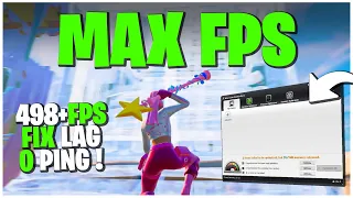 How to Get MAX FPS & 0 INPUT DELAY Fortnite Chapter 4 Season 2 ! (Reduce Input Lag & BOOST FPS)