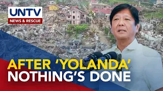 PBBM says nothing was done by two previous admin on Yolanda rehab