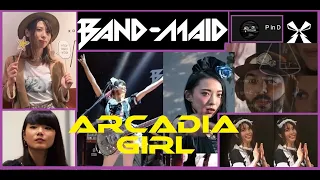 BAND-MAID / Arcadia Girl P in D Photo Collage  [Reaction] - BOSS Coffee and JROCK