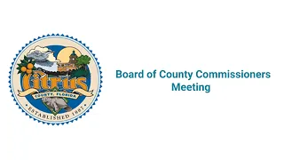Board of County Commissioners Meeting - August 10th, 2021